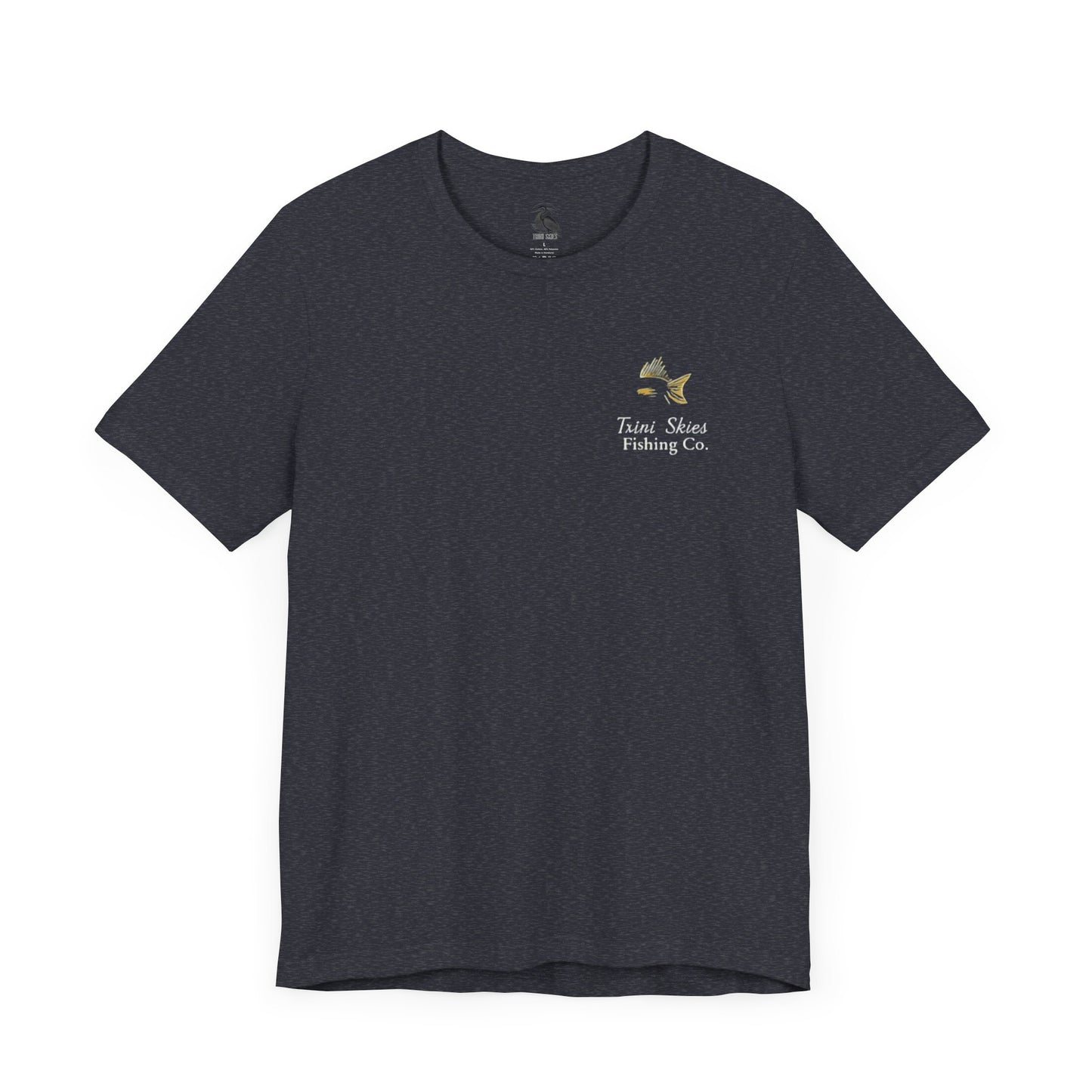This is the Good Life Fishing Tee Trini Skies Fishing Co. Saltwater Lifestyle Shirt Red Drum Tee