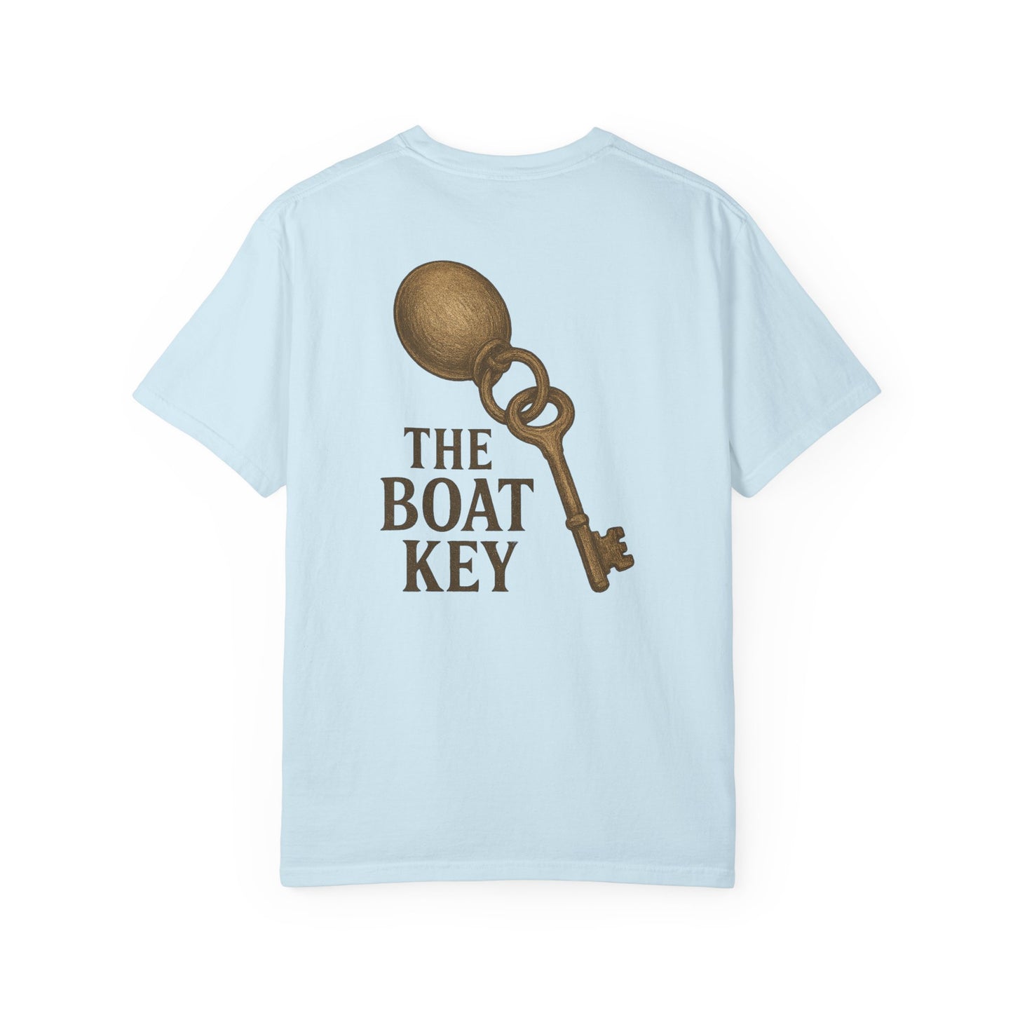 The Boat Key Shirt Vintage Nautical Tee, Slip 47 Wharf Graphic, Comfort Colors Dockside T-Shirt