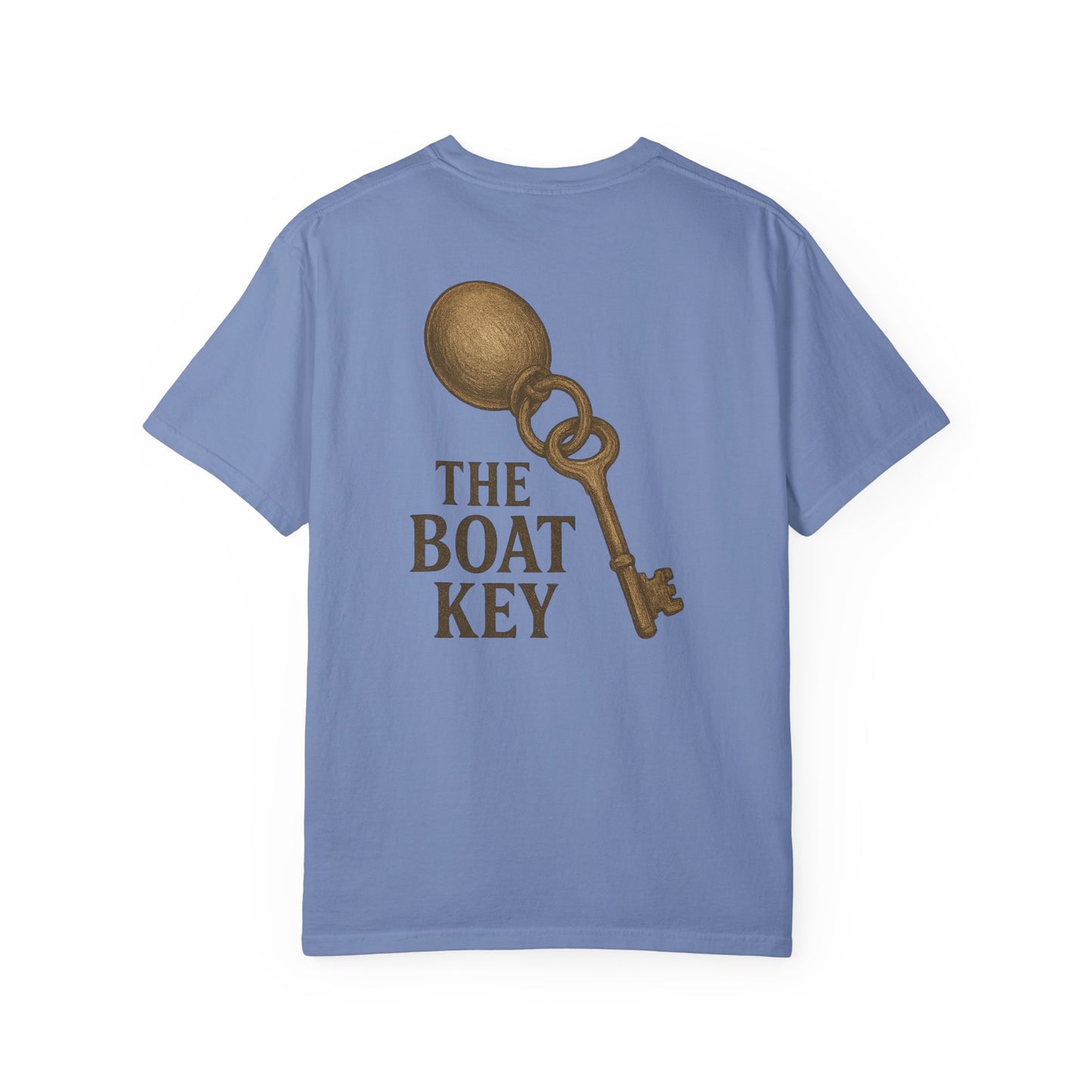 The Boat Key Shirt Vintage Nautical Tee, Slip 47 Wharf Graphic, Comfort Colors Dockside T-Shirt