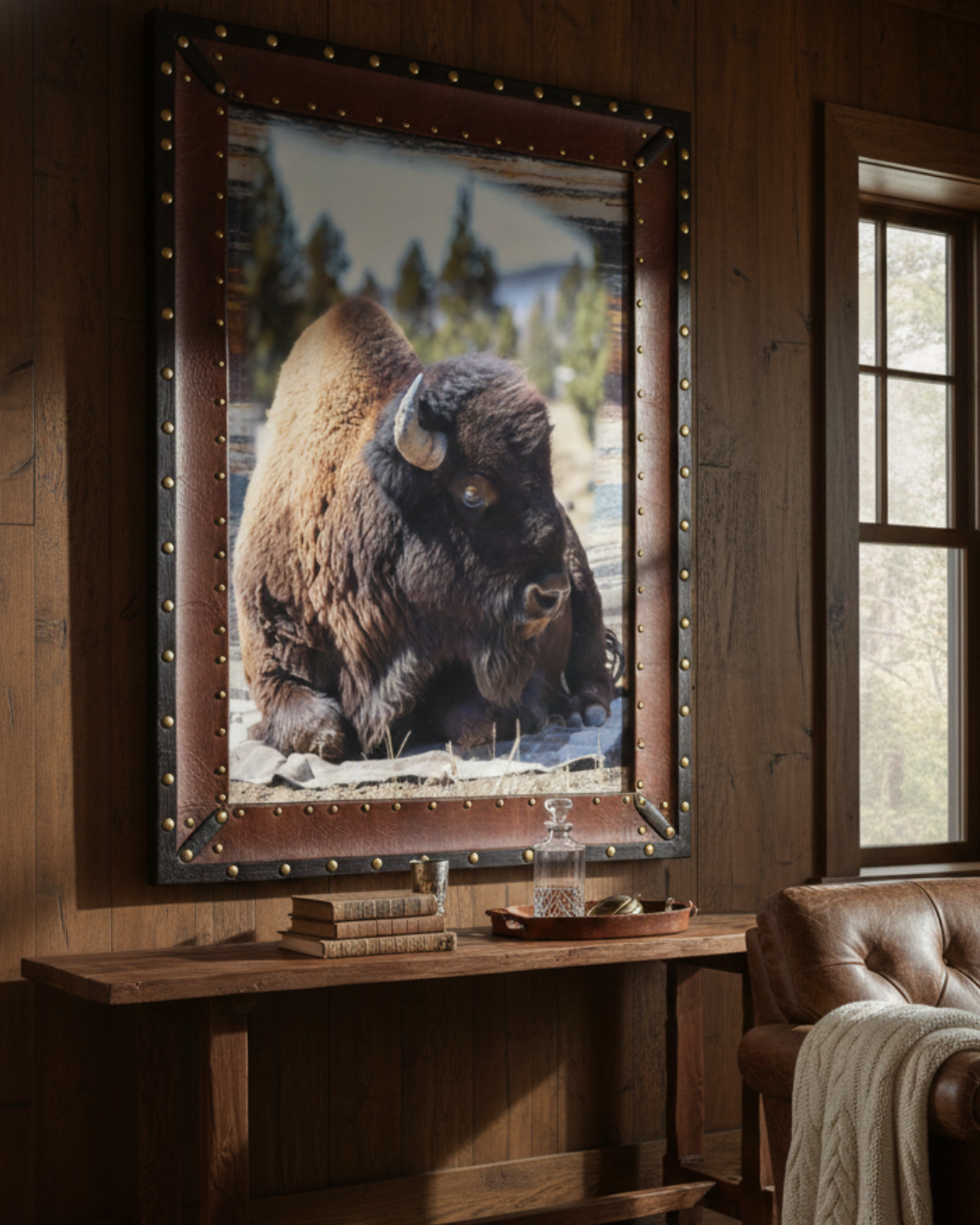 American Bison Wall Art Print - Wildlife Photography Rustic Decor Nature Gifts