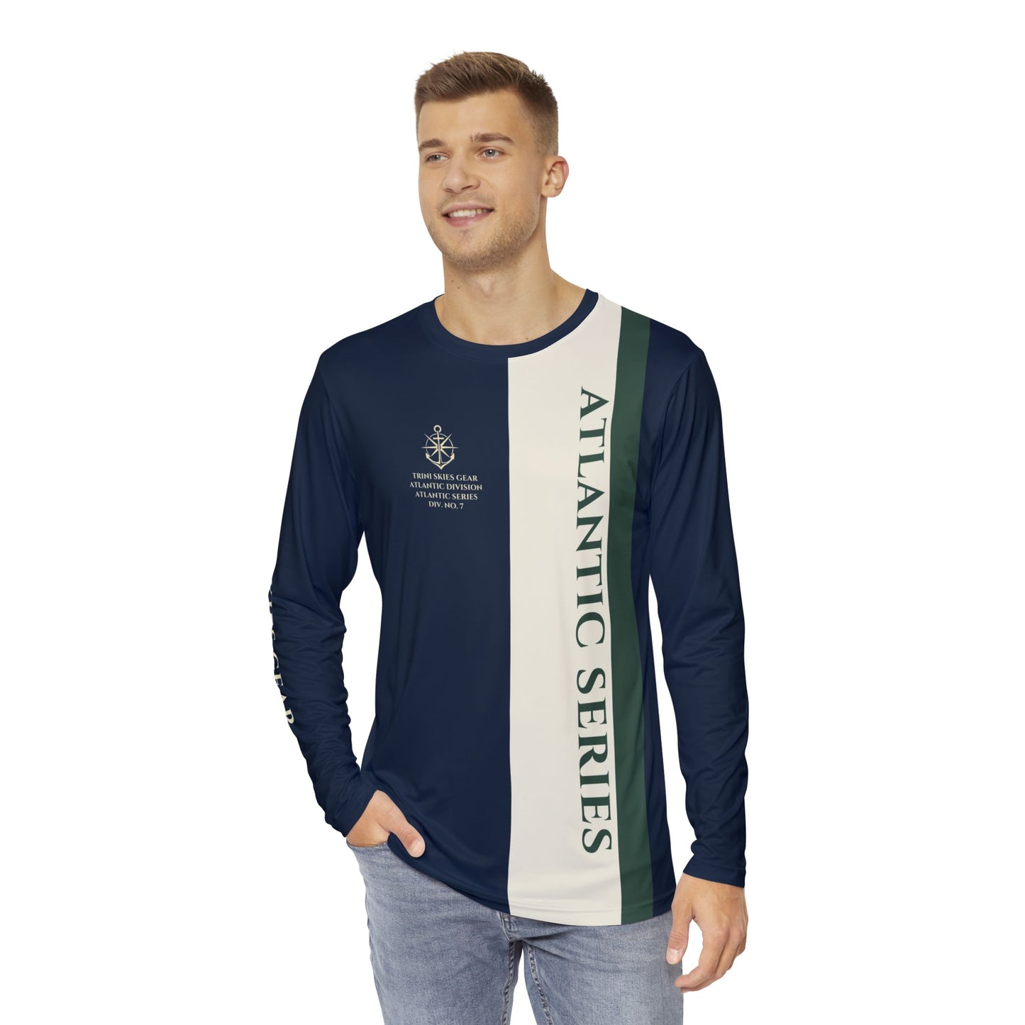 USA Series Long Sleeve Fishing Shirt - Perfect for Anglers, Coastal Vibes, Outdoor Activities, Trini Skies Gear USA Fishing Gift