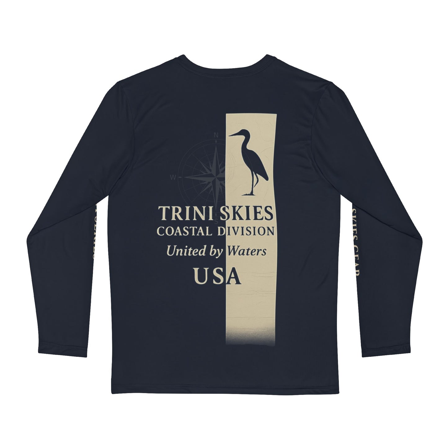 USA Series Long Sleeve Fishing Shirt - Perfect for Anglers, Coastal Vibes, Outdoor Activities, Trini Skies Gear USA Fishing Gift
