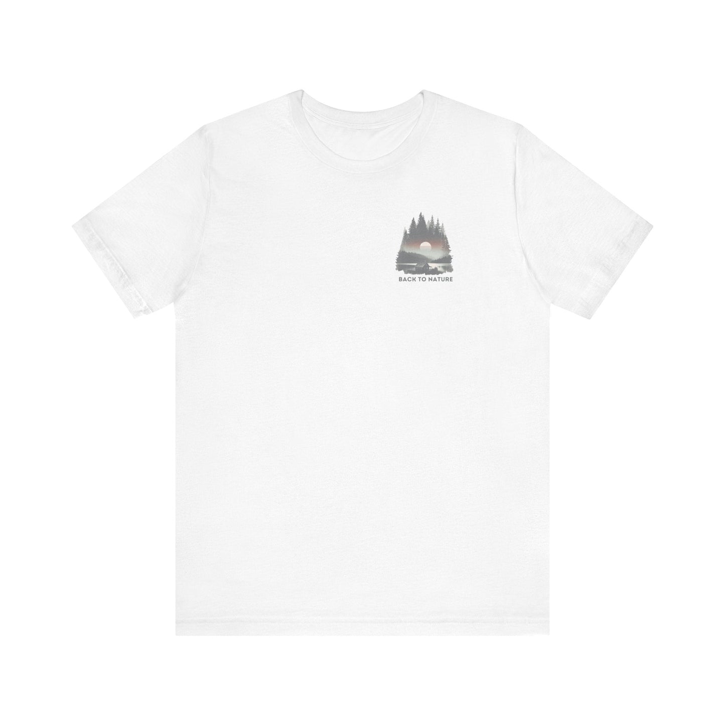 Back To Nature: Cabin on the Lake Tee Embrace Serenity! Great Gift for Nature Lovers, Gift Idea, Husband Gift, Wife Gift Mom Gift, Dad Gift
