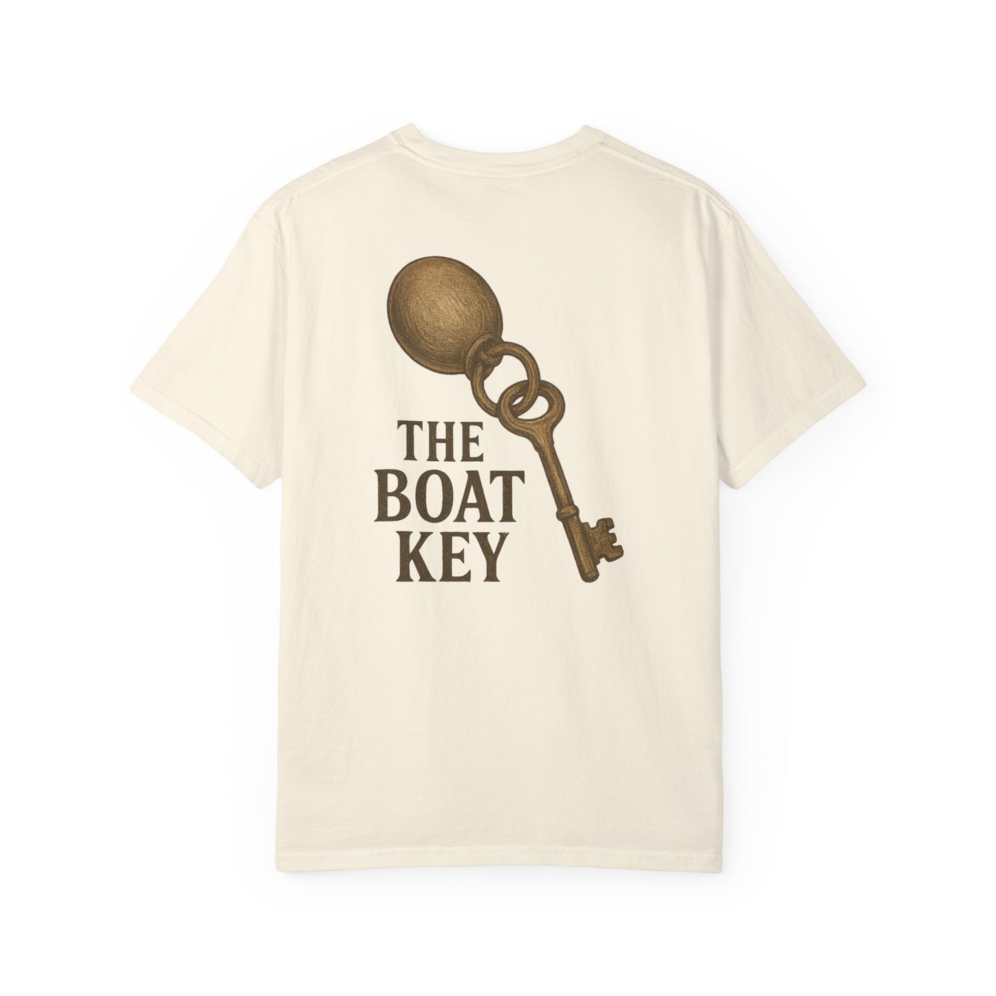 The Boat Key Shirt Vintage Nautical Tee, Slip 47 Wharf Graphic, Comfort Colors Dockside T-Shirt
