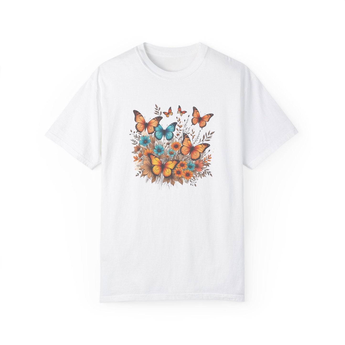 Butterfies Wings of Tranquility Unisex Garment-Dyed Comfort Colors T-Shirt Nature Lover Gift Butterfly Tshirt Womens Gift Daughter Gift