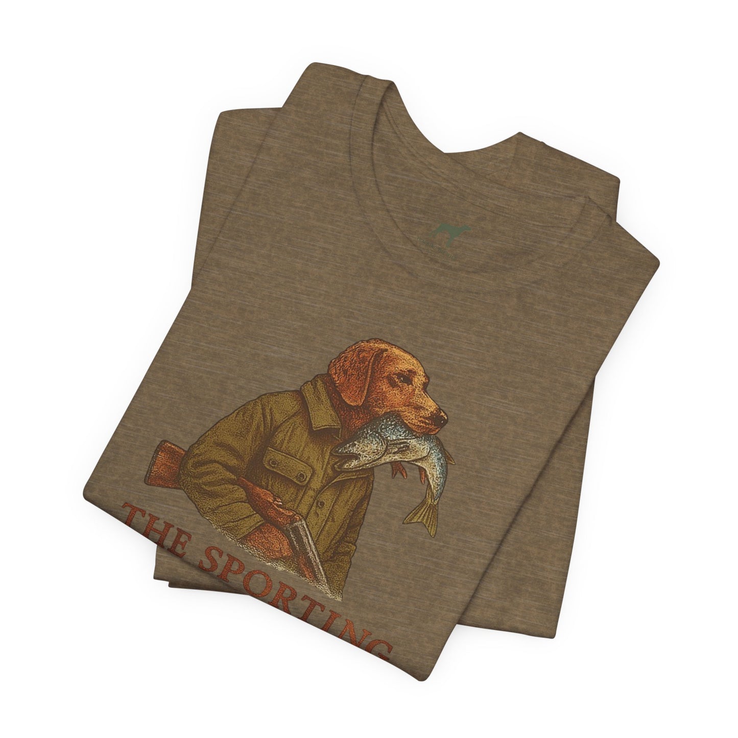 The Sporting Tradition Tee Vintage Inspired Retriever Fishing Shirt by Trini Skies Supply Co. Hunting Tshirt