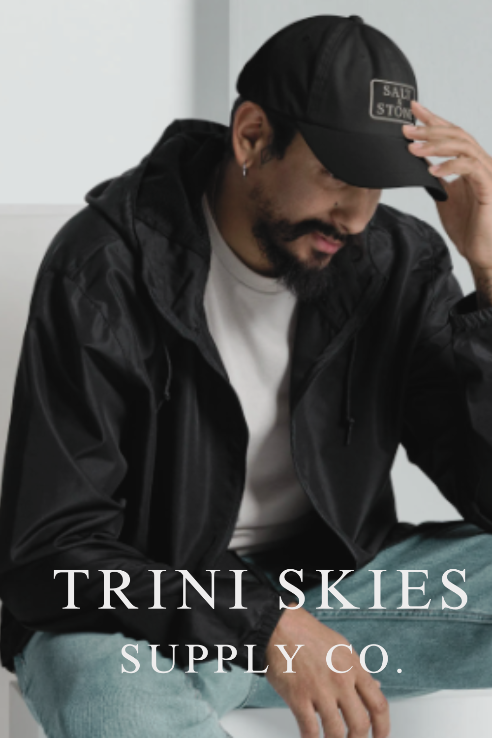 Salt & Stone Hat – Yupoong Dad Cap | Trini Skies Supply Co. | Minimalist Outdoor Heritage Hat