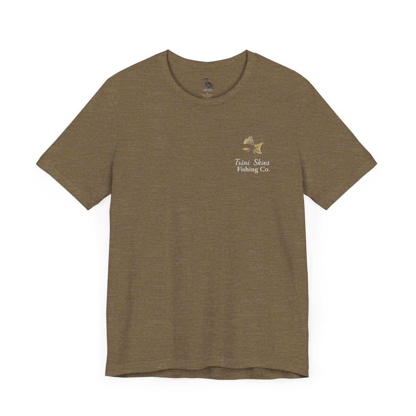 This is the Good Life Fishing Tee Trini Skies Fishing Co. Saltwater Lifestyle Shirt Red Drum Tee