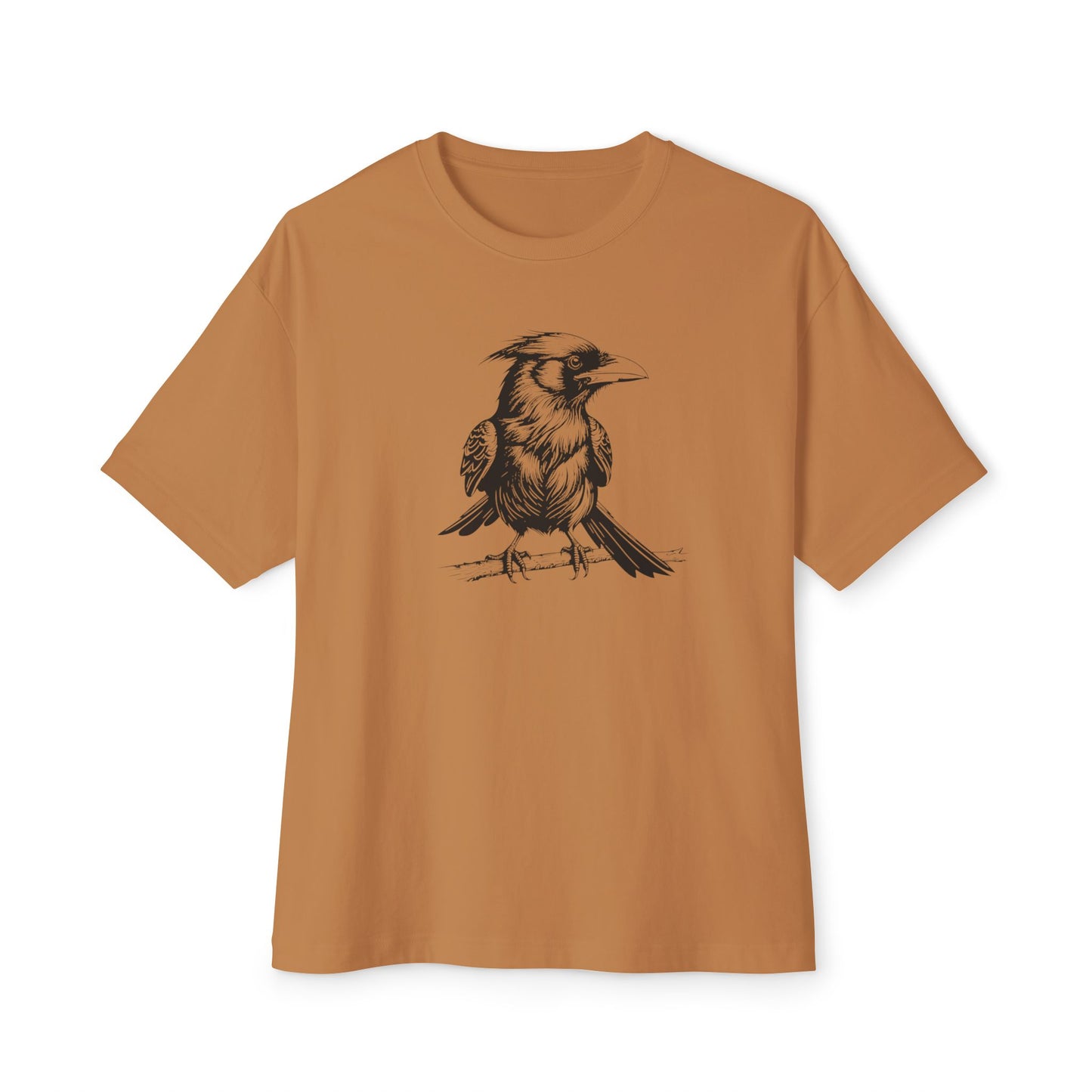 Vintage Minimalist Raven Bird Graphic T-Shirt  Unisex Nature-Inspired Tee