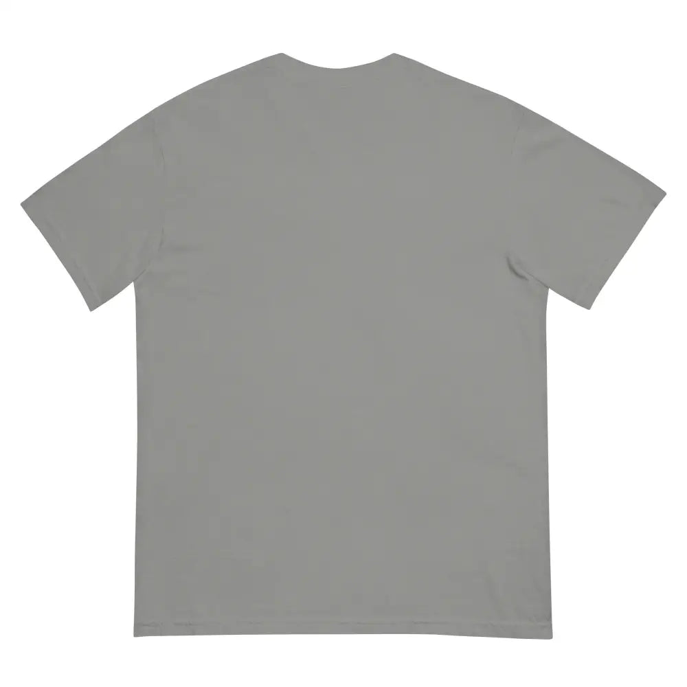 Plain gray short-sleeved memorial day tee in comfort colors with usa flag design
