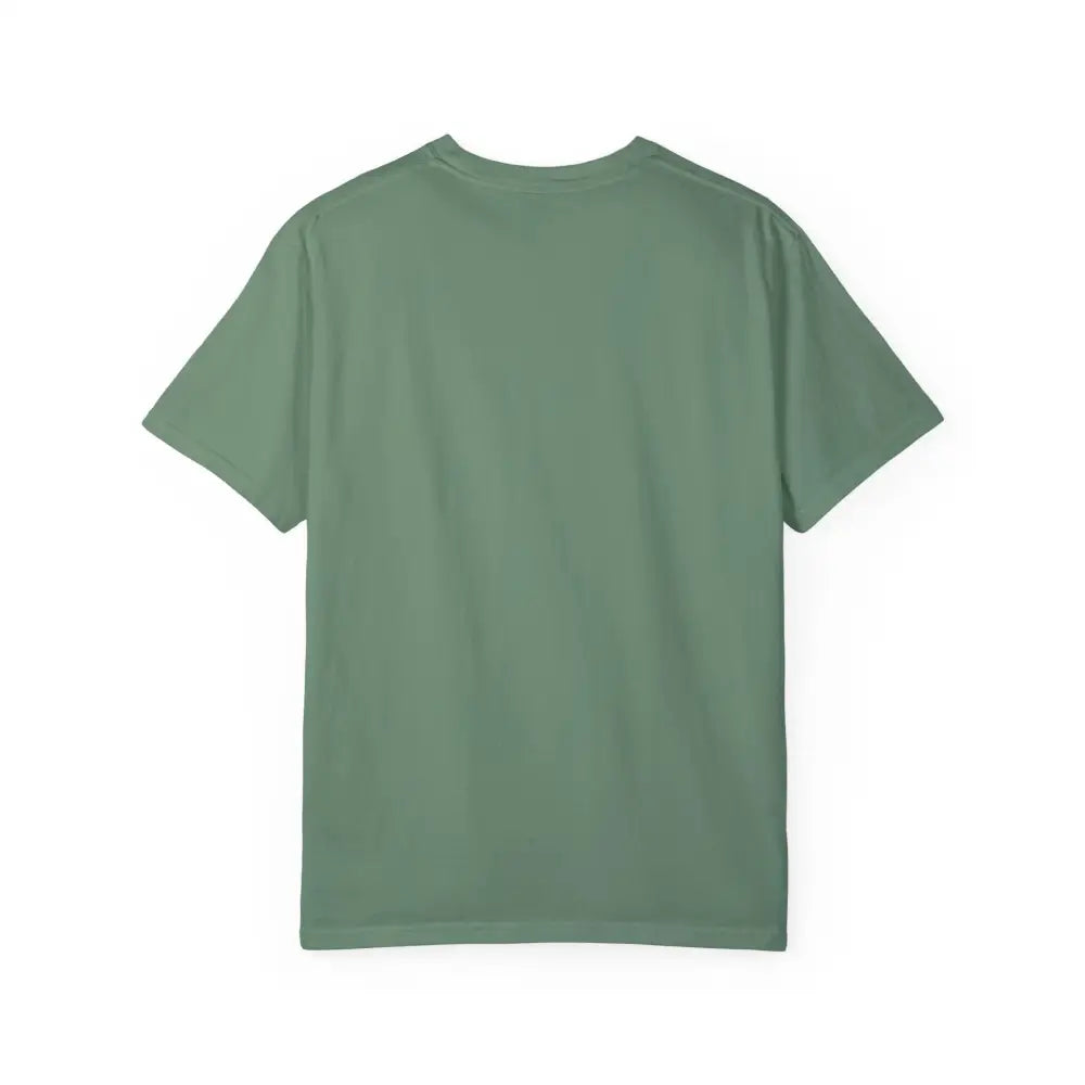 Plain sage green unisex garment-dyed t-shirt from America Special Ops vintage military tee collection
