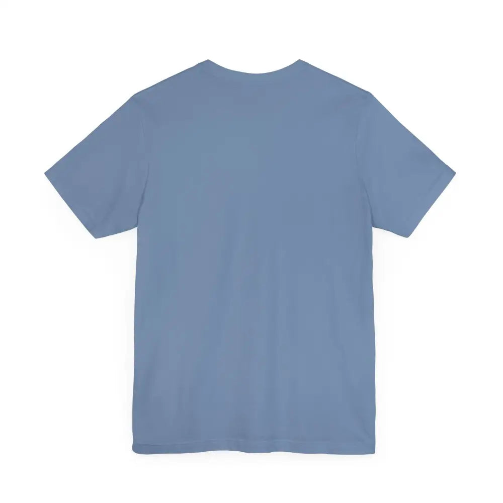 Plain light blue Aspen Colorado Mountain graphic tee for nature lovers