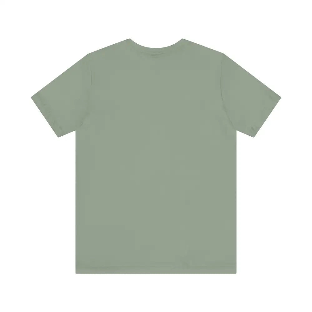 Plain sage green Aspen Colorado Mountain graphic tee, perfect as a Colorado mountain tee for nature lovers