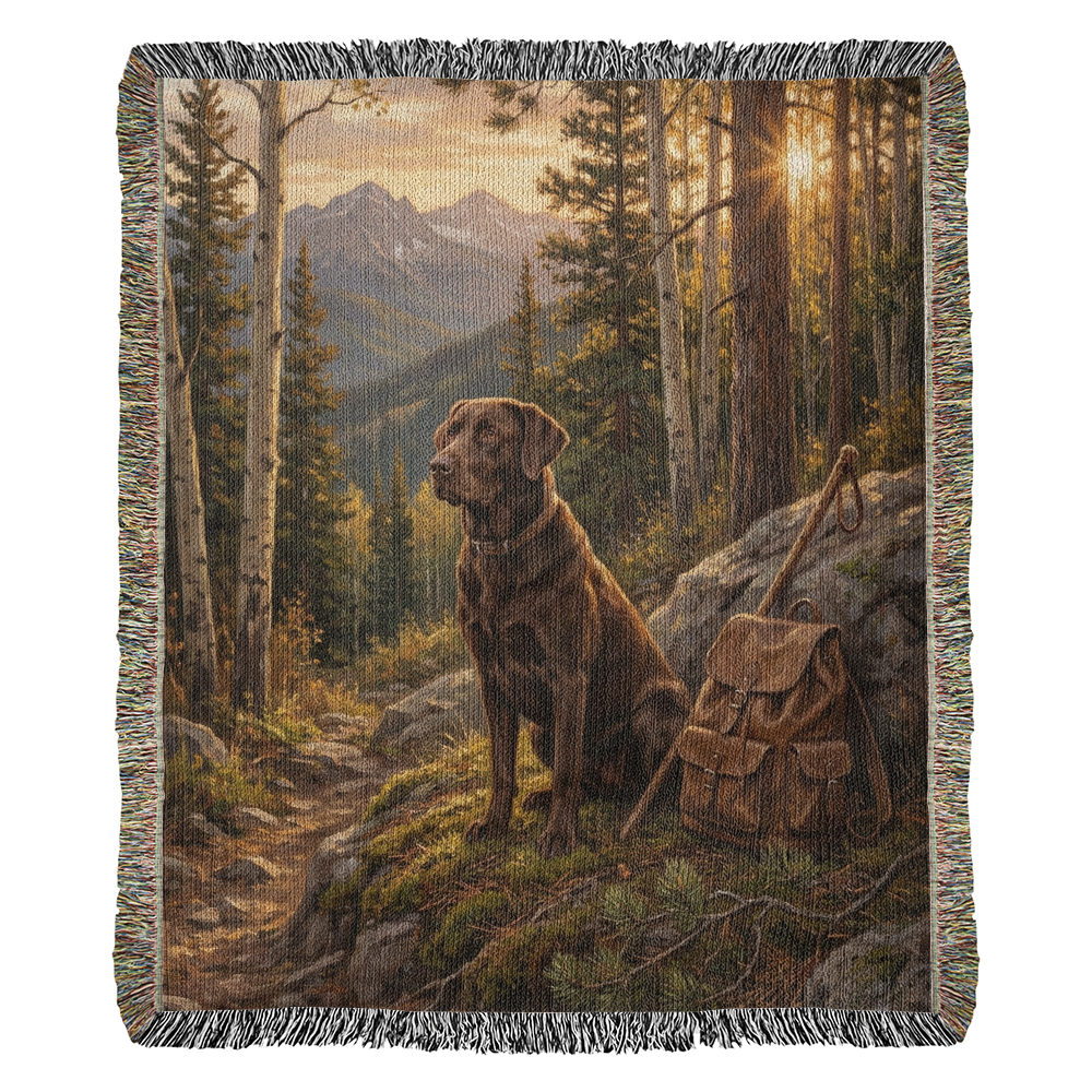 Wilderness Labrador Retriever Woven Throw Blanket – Heritage Outdoor Tapestry Gifts