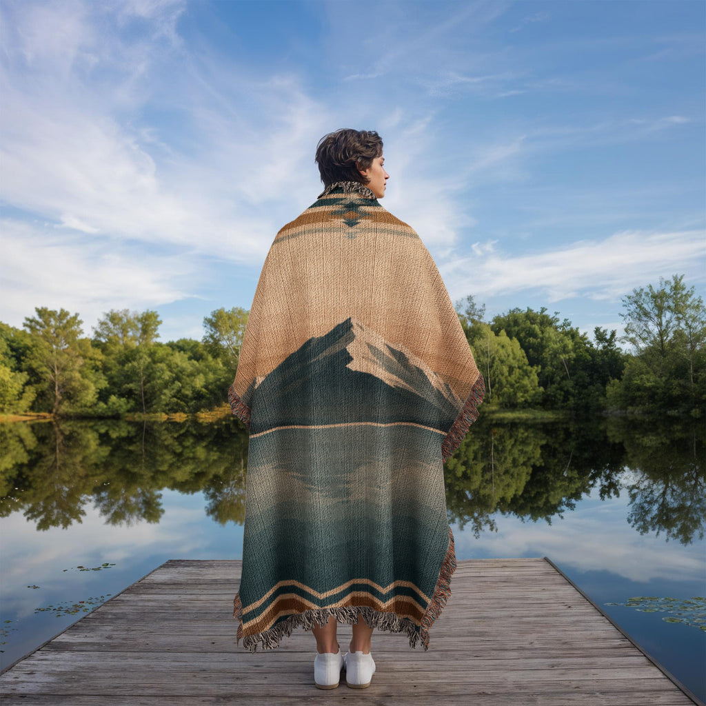Glacier Peak Woven Throw National Park Blanket