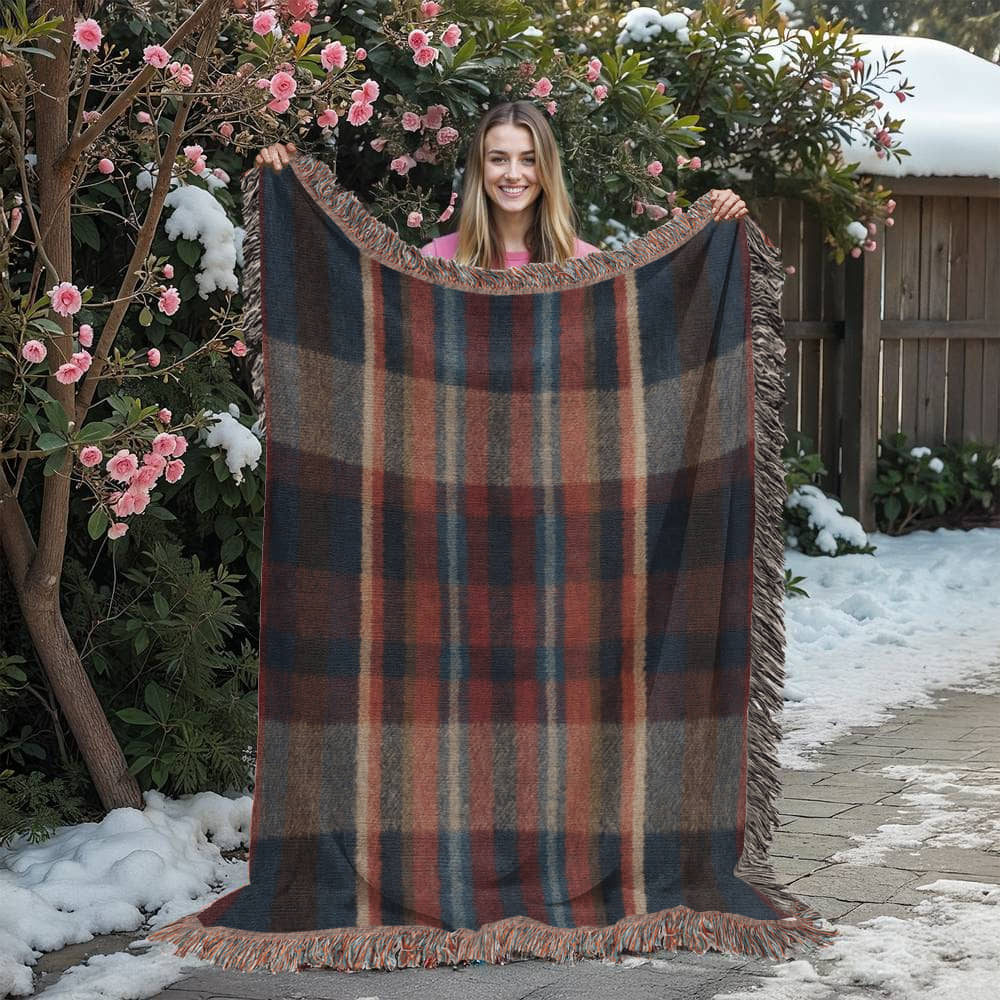 Heritage Plaid Woven Throw Blanket