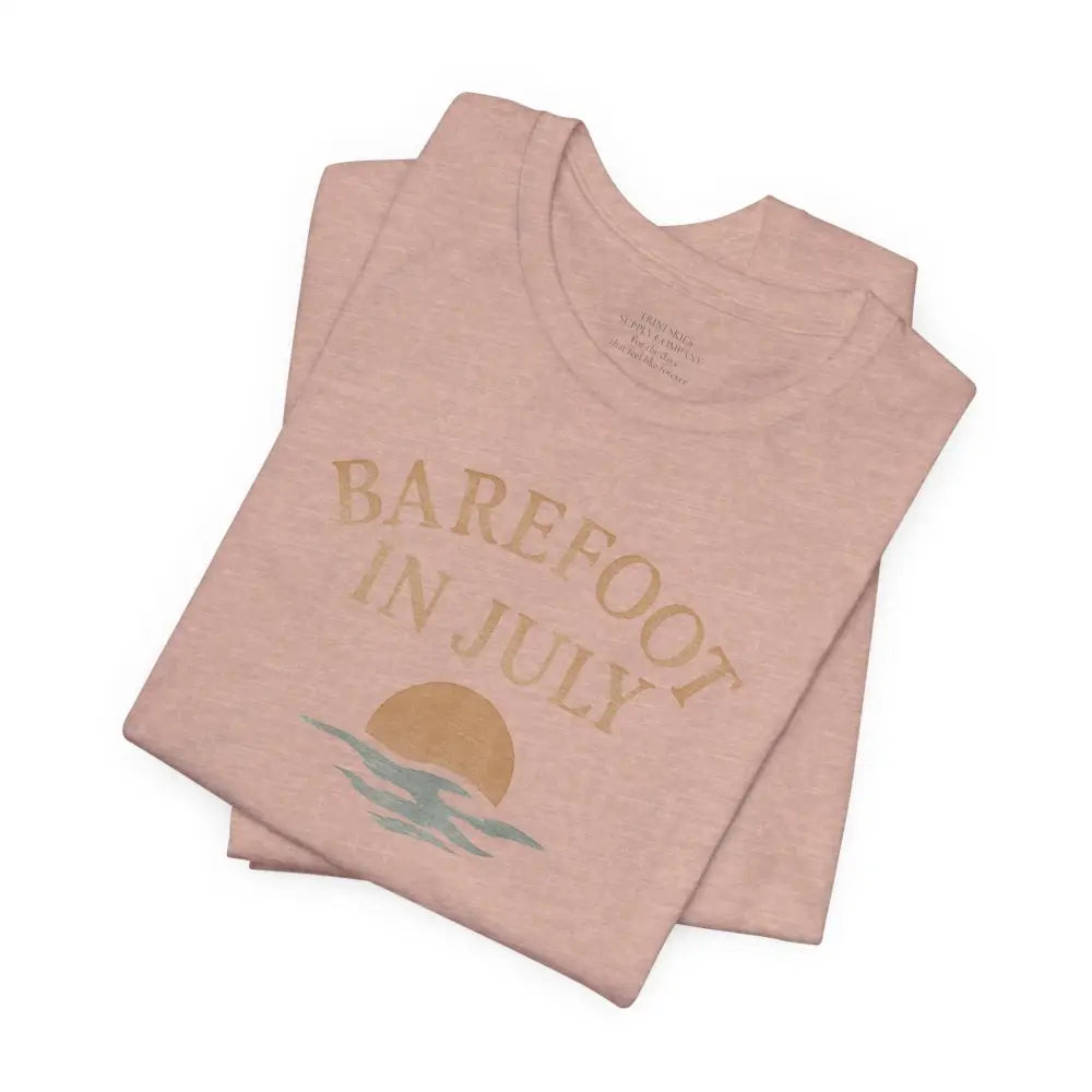 Trini Skies Supply July vintage tee with sunset graphic