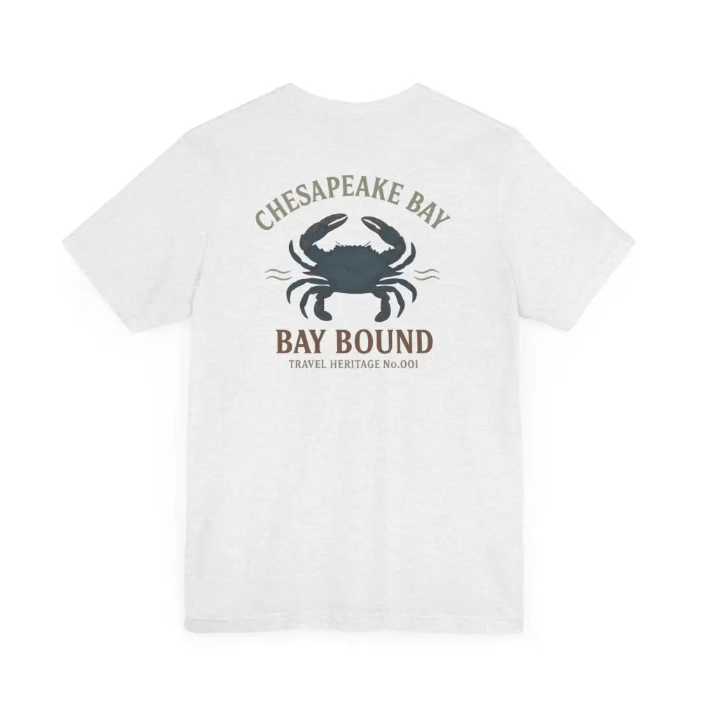 Bay Bound Blue Crab Graphic Tee - Chesapeake Bay Shirt