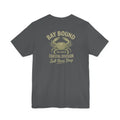 Bay Bound Coastal vintage nautical gray tee with crab graphic
