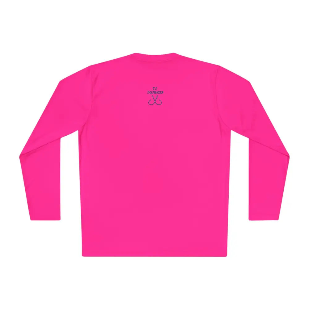 Hot pink Bluefin Tuna long sleeve UV protection fishing t-shirt