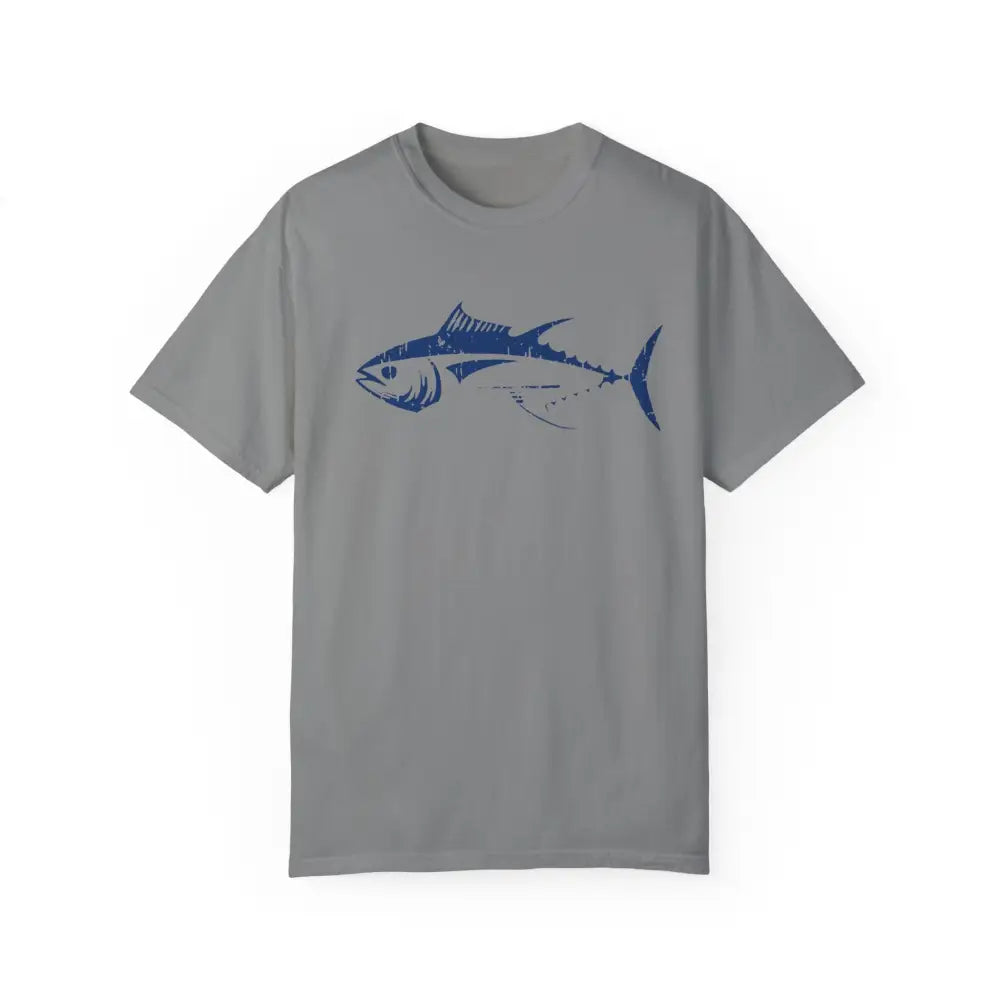 Gray Bluefin Tuna Graphic T-Shirt for Ocean Lovers