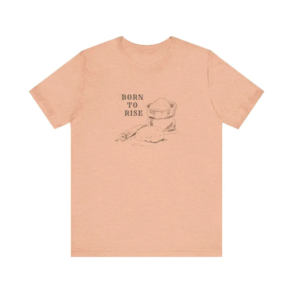 Peach Trini Skies baking graphic tee with timeless elegance