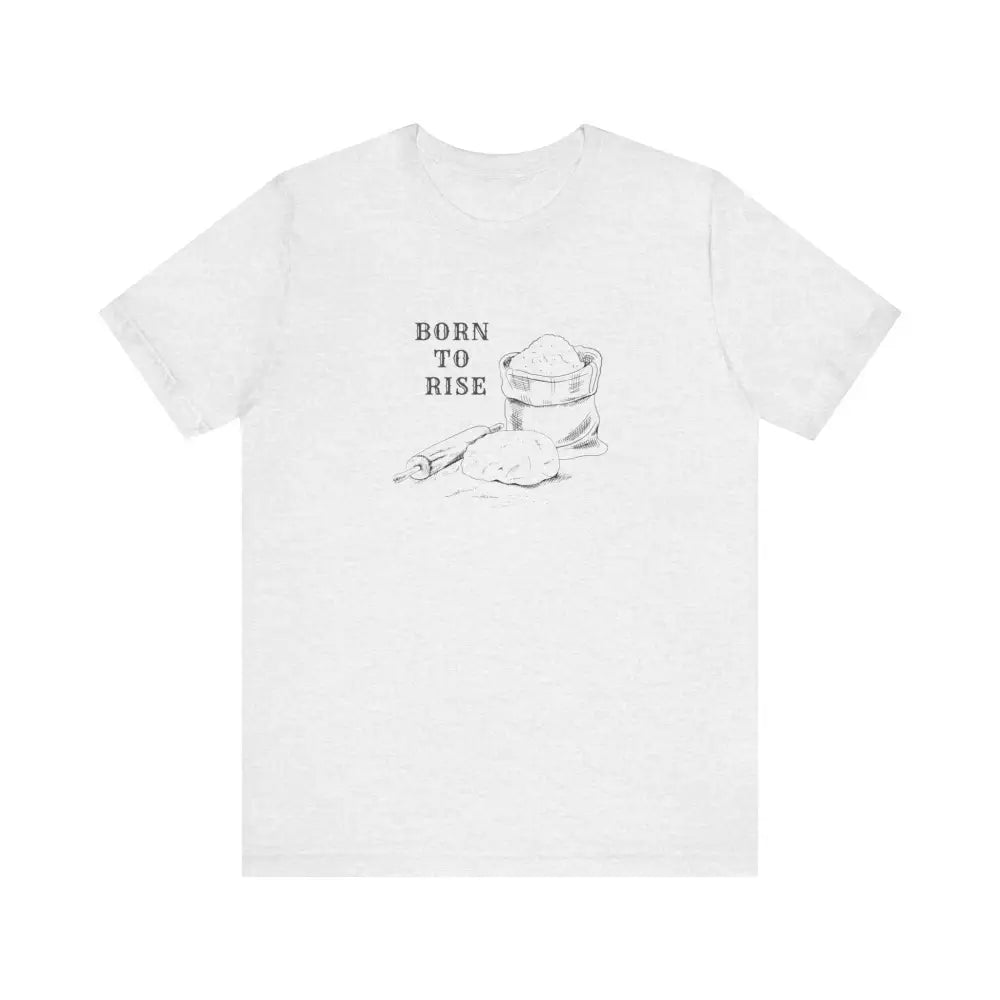 White Trini Skies baking graphic tee for timeless elegance