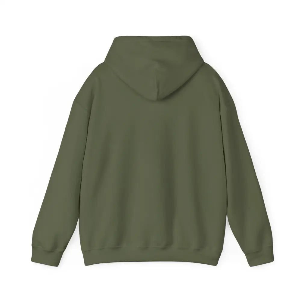 Boston graphic hoodie in plain olive green with Est 1630 design