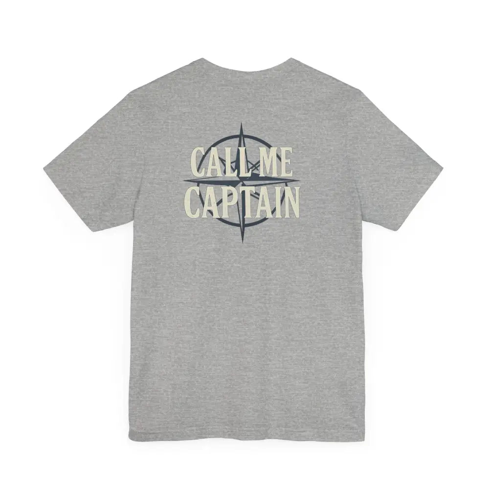 Gray Nautical Compass Tee from Trini Skies Supply