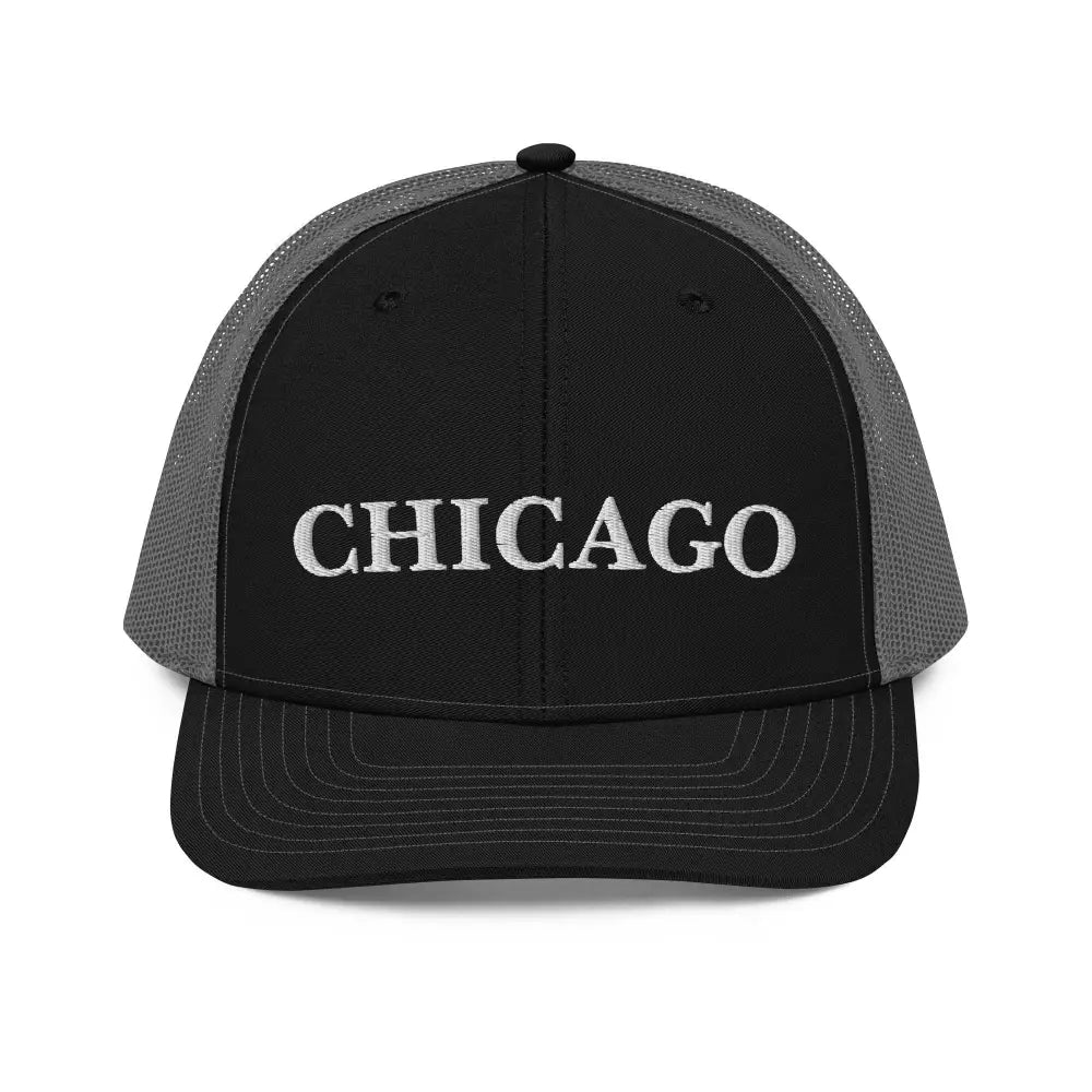 Chicago Embroidered Richardson Trucker Cap by Trini Skies