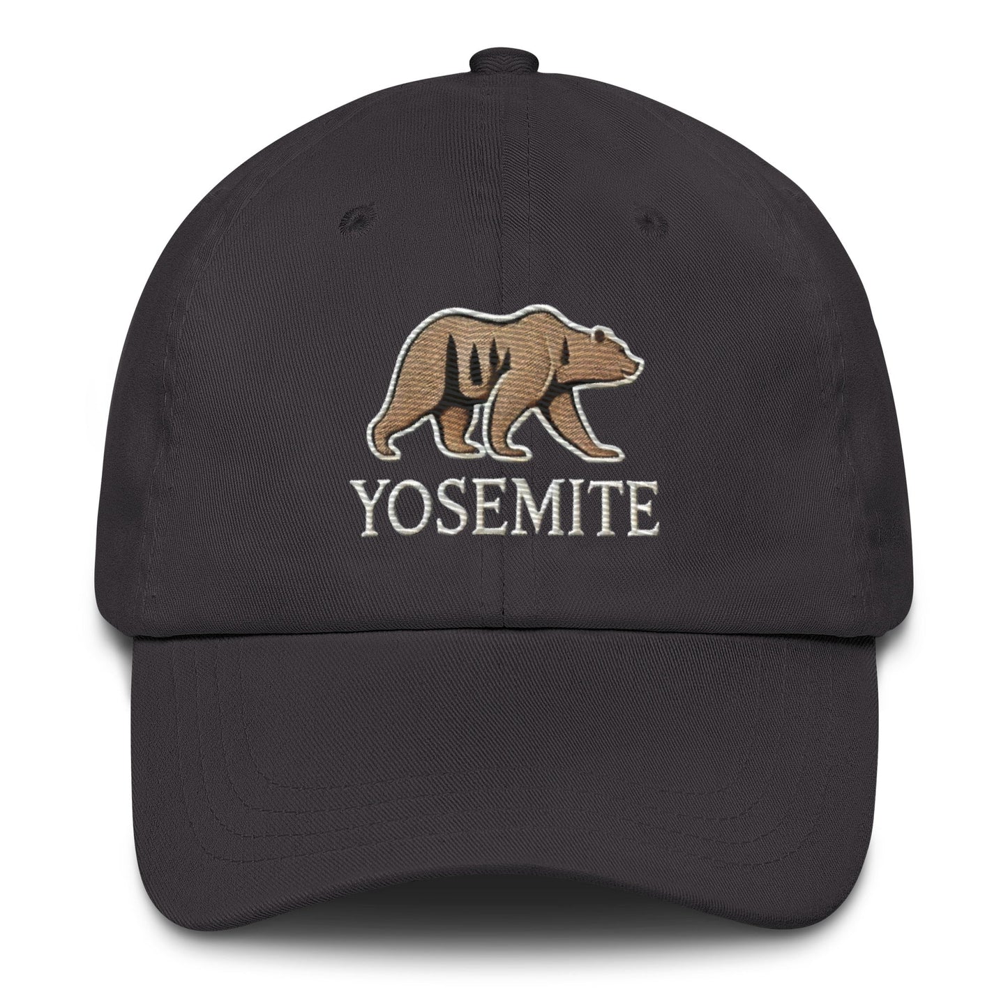 Embroidered Yosemite Wildlife Bear Dad Hat
