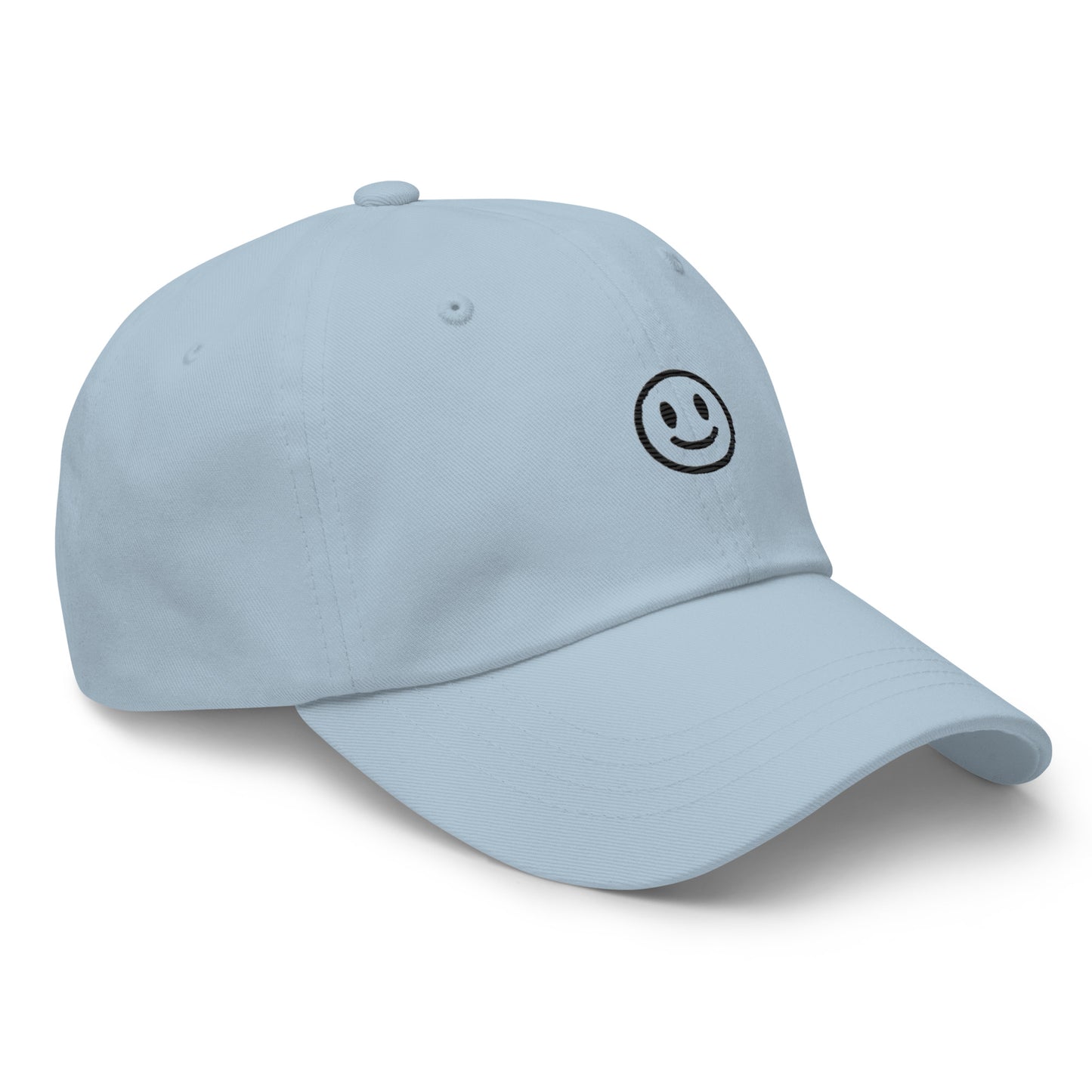 Embroidered Smiley Face Dad Hat – Fun and Stylish for Everyone!