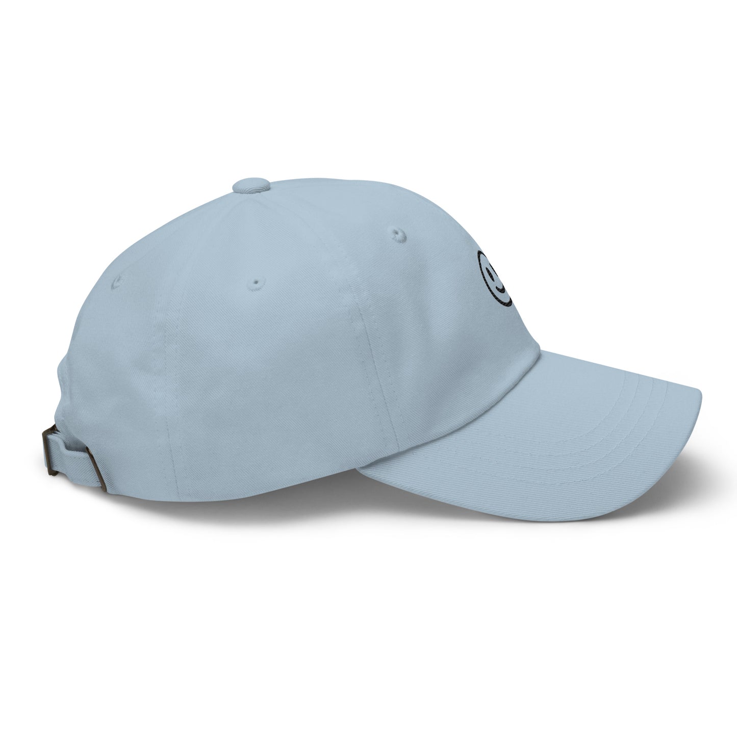 Embroidered Smiley Face Dad Hat – Fun and Stylish for Everyone!