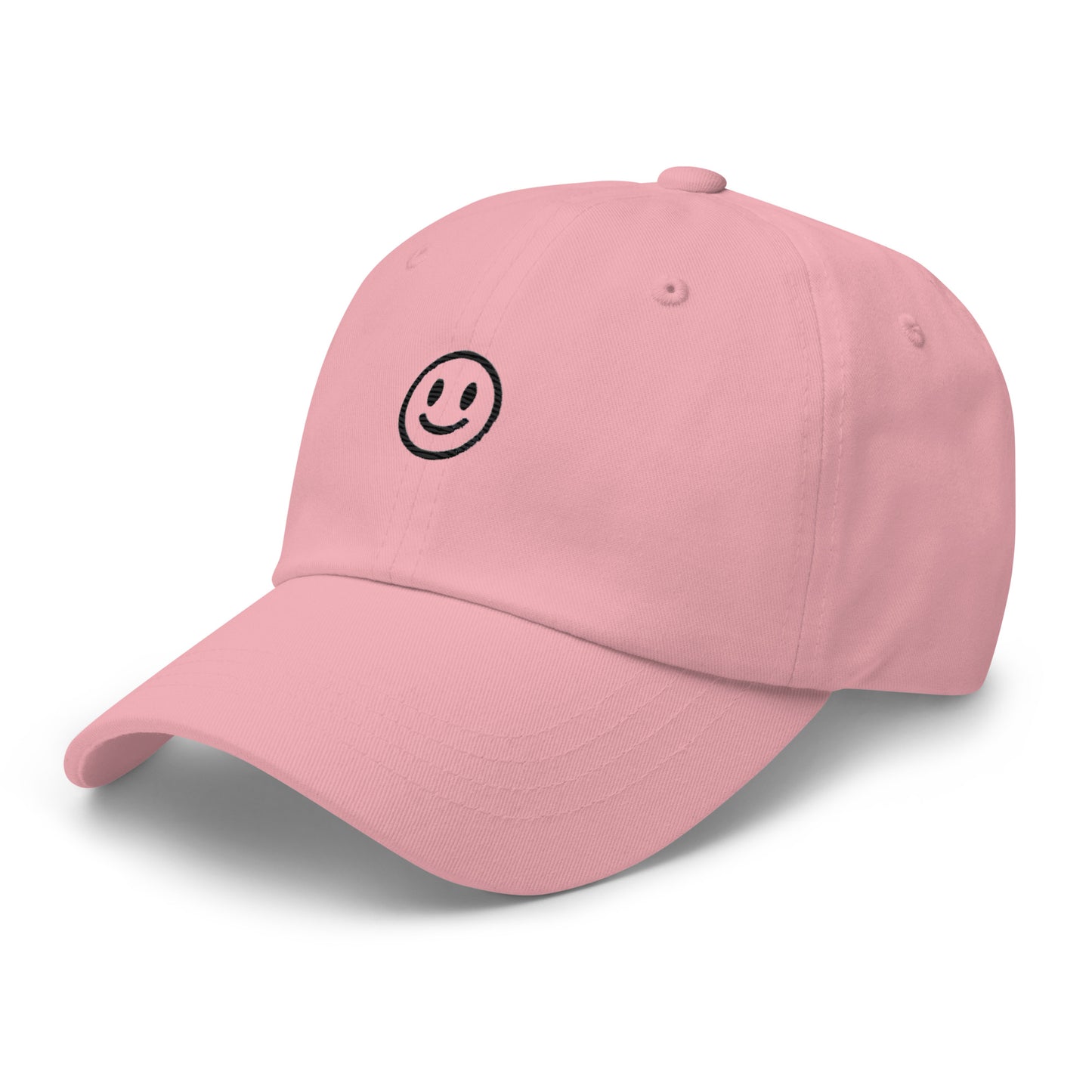 Embroidered Smiley Face Dad Hat – Fun and Stylish for Everyone!