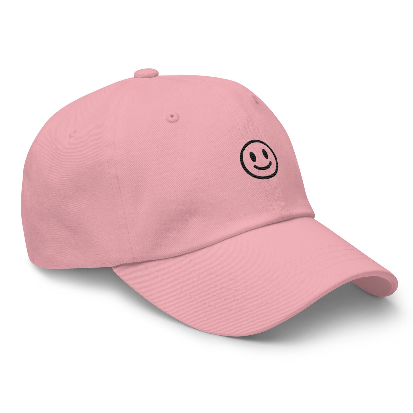 Embroidered Smiley Face Dad Hat – Fun and Stylish for Everyone!