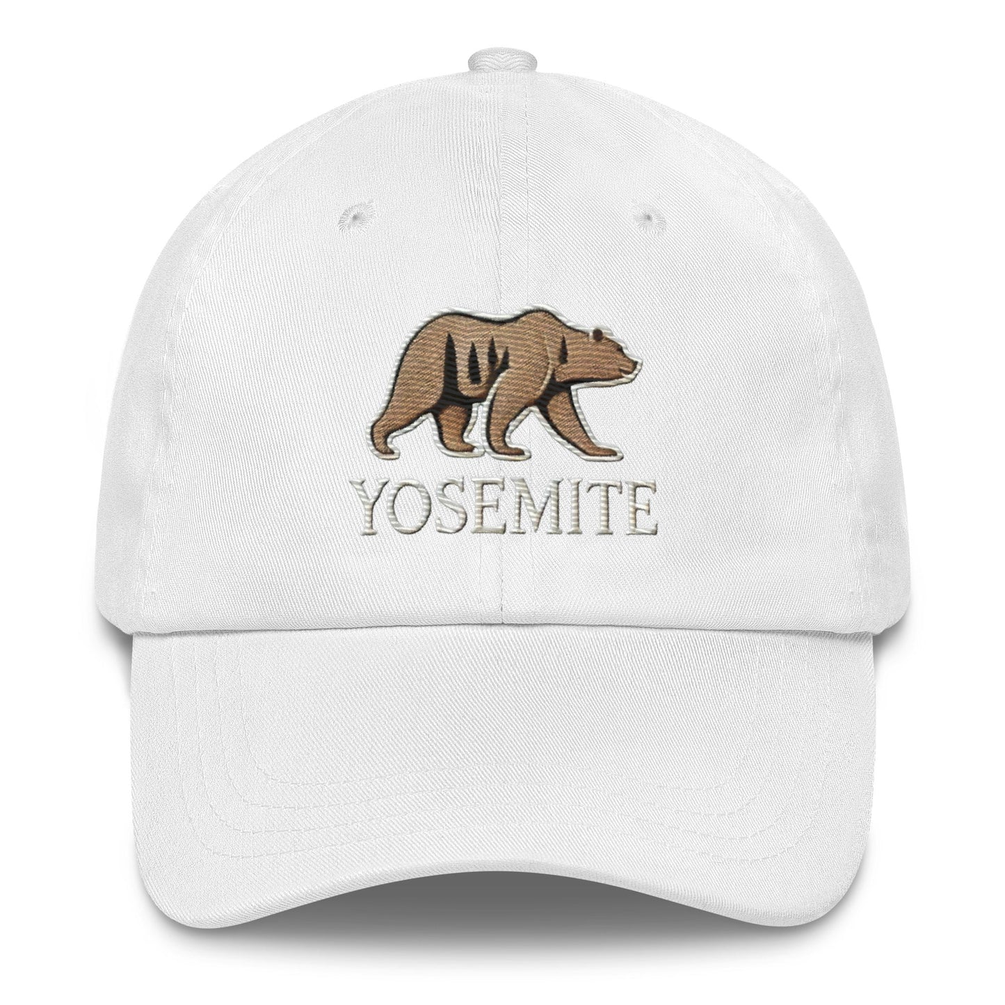 Embroidered Yosemite Wildlife Bear Dad Hat