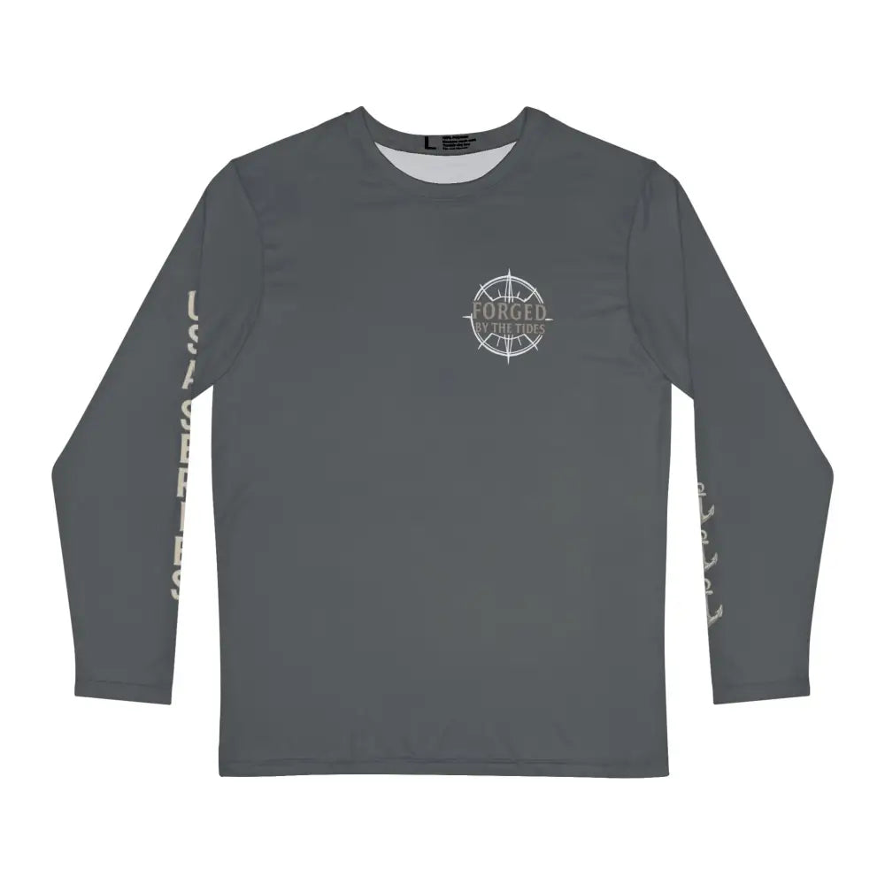 Trini Skies long sleeve fishing shirt with compass sleeves
