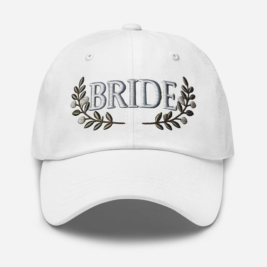 Embroidered Bride Floral Dad Hat | Beautiful Wedding for the - Hats 1