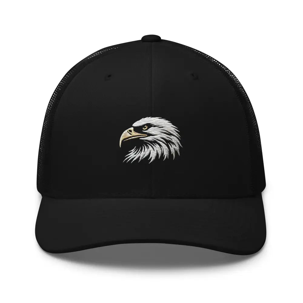 Embroidered eagle trucker cap classic mesh adjustable snapback