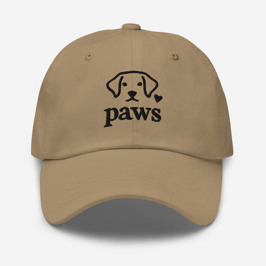 Embroidered Pet Love Dad Hat – Adjustable Dog & Cat Lover Cap - Khaki - Hats 1