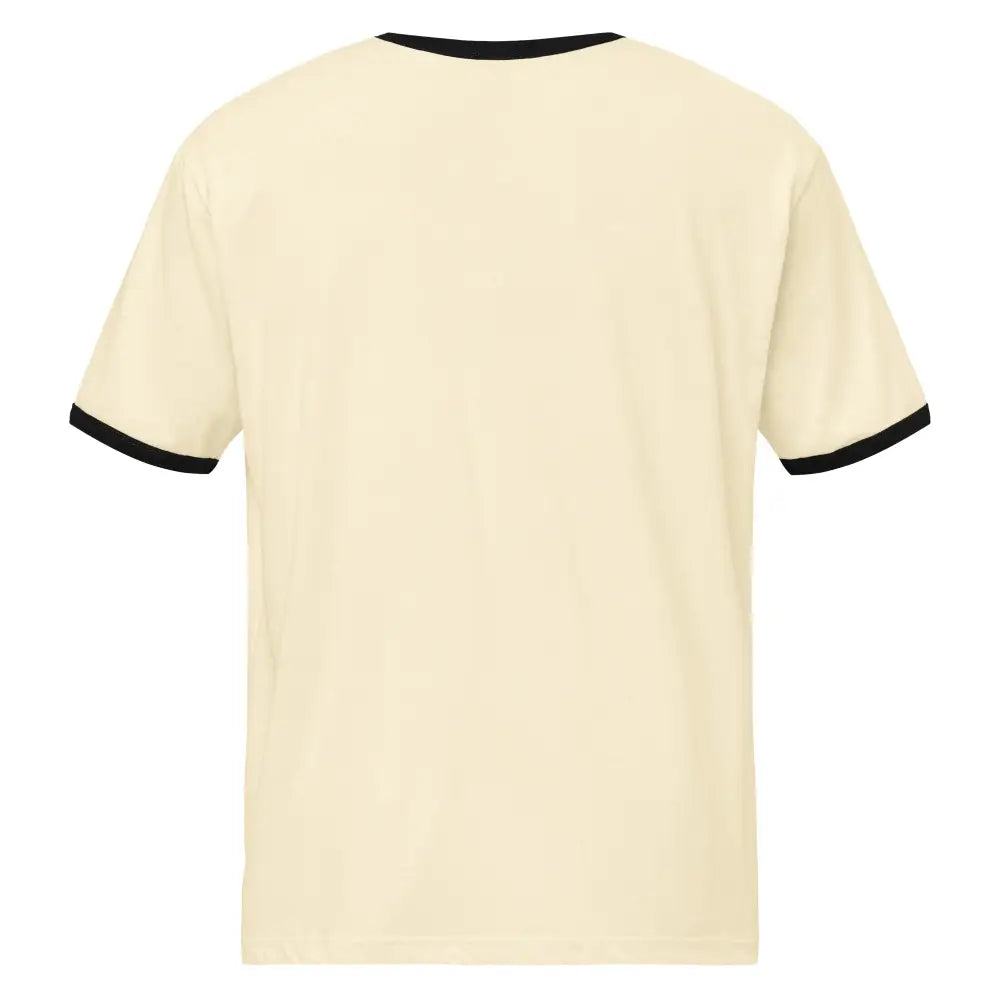 Cream ringer T-shirt with black trim from Hotter Than an Otter Vintage Inspired Ringer collection