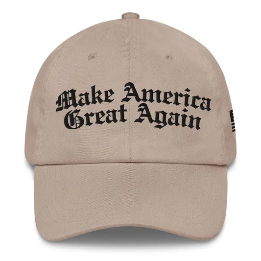 Make America Great Again Embroidered Dad Hat Trump Vote - Stone - Hats tan baseball cap make america 1