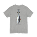 Gray Monogram Tuna Fishing T-Shirt by Trini Skies Supply
