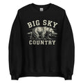 Montana crewneck sweatshirt with big sky bear graphic