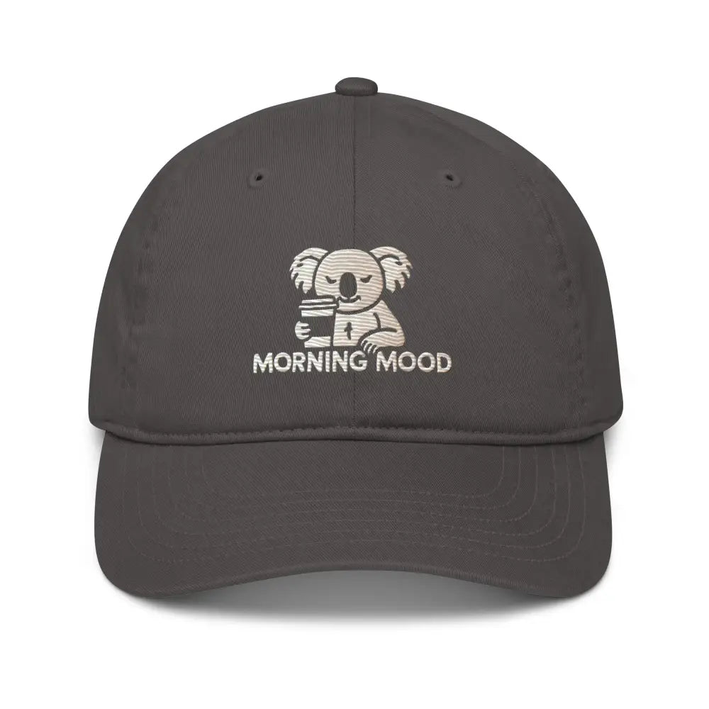 Trini Skies mood koala embroidered organic dad hat