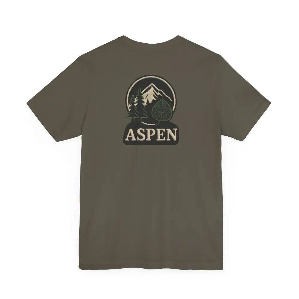 Mountain Aspen Graphic Tee in Bella+Canvas Aspen Division
