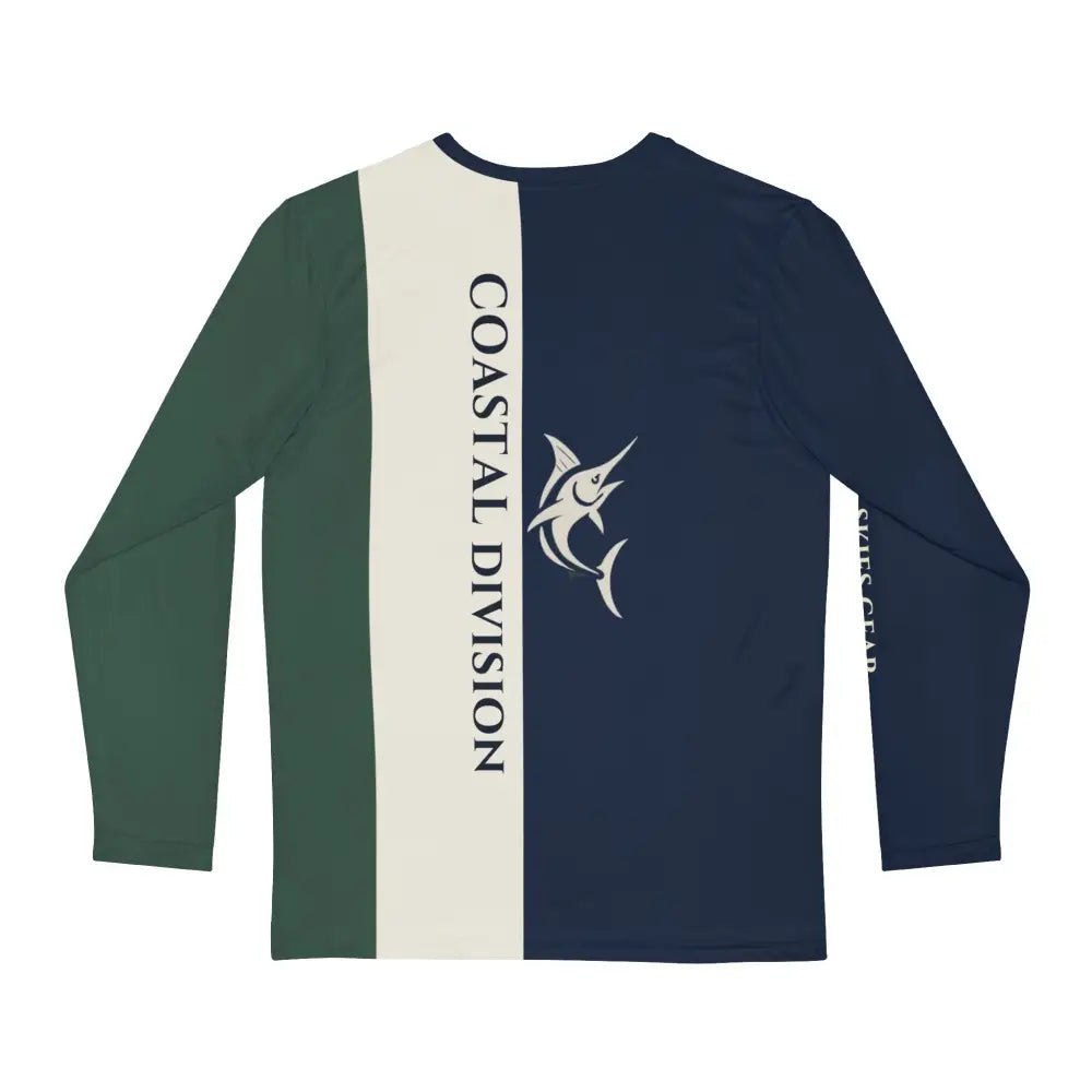 Offshore Coastal Division performance fishing jersey with marlin graphic