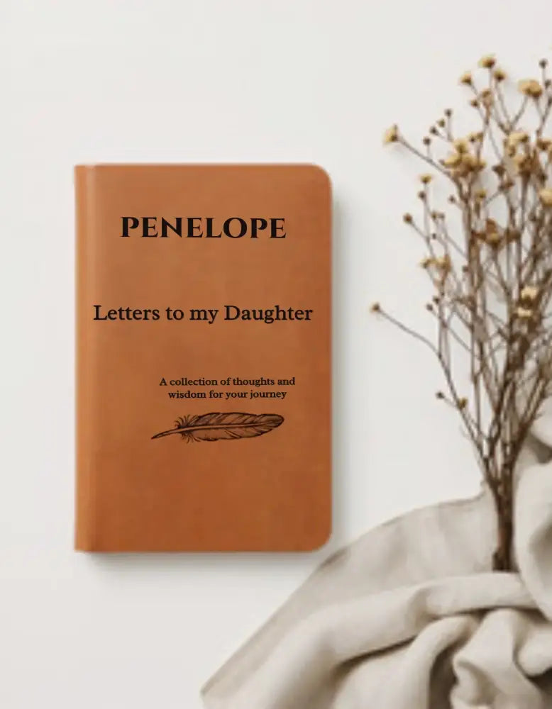 Personalized vegan leather daughter journal keepsake memory book