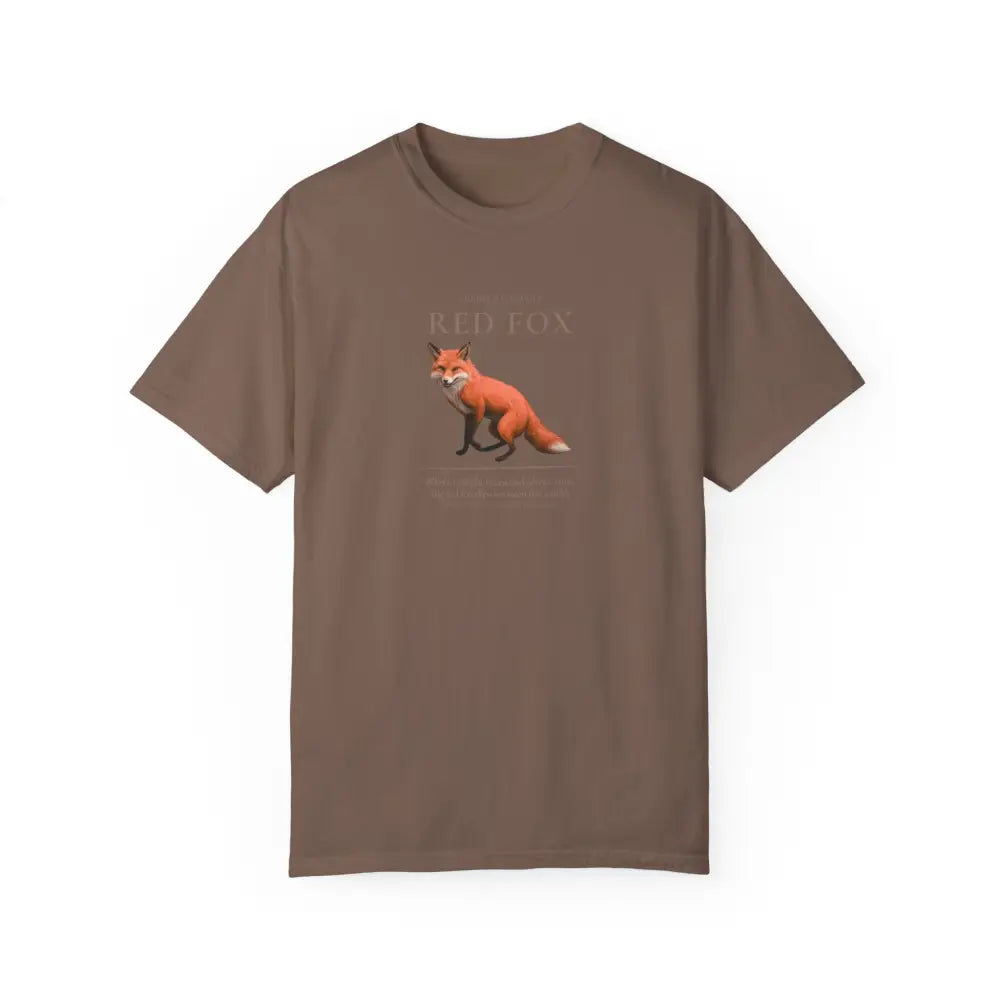 Red Fox Heritage Wilderness Graphic Tee with fox print
