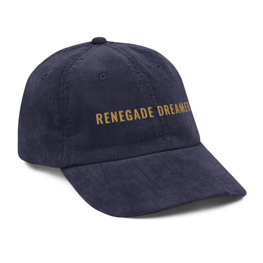 Navy blue Renegade Dreamer vintage Trini Skies embroidered cap